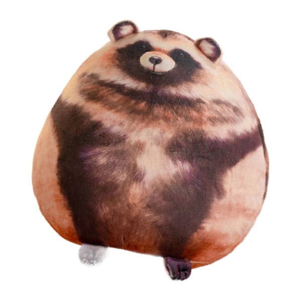 Plush Dukke Stoppet Dyr Figur Dekorative Bursdagsgaver Pute Puter for Stue Studie Fest Favoritt Barn Gutter Jenter raccoon 25cm