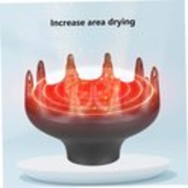 To artikler: diffuser, hårdiffuser, universell hårføner, tilbehør, hårføner, diffuser for krøller, bølget og tykt hår, svart.