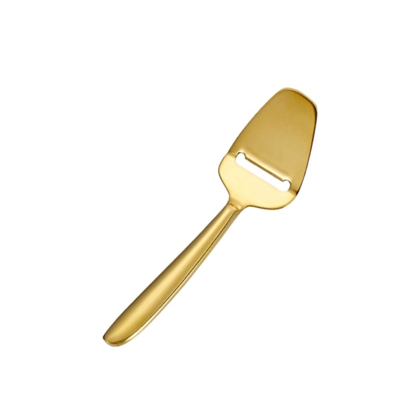 Osteskraper med hul design, rustfritt stål, ostejern, multifunksjonell smørskraper for hjemmet Gold