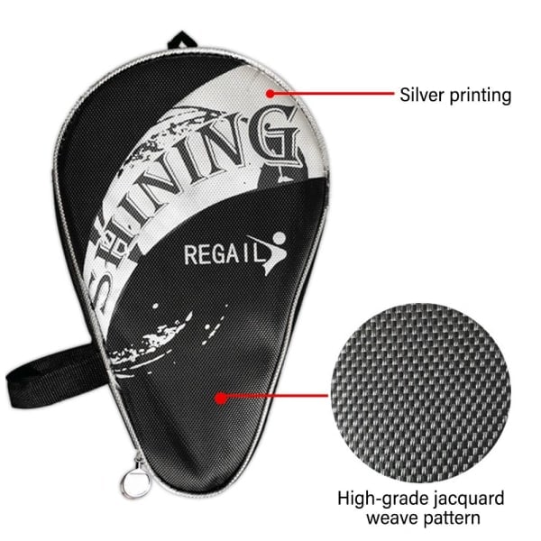 Bordtennis Racket Bag Ping Pong Padleveske Med Belte