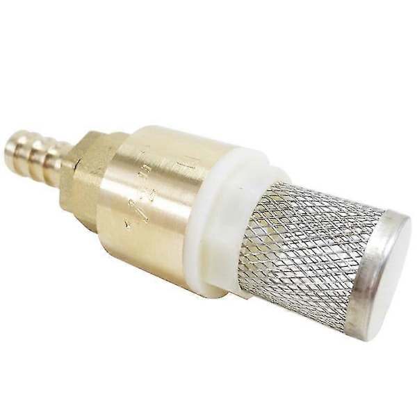 Backventil med sil 1/2 3/4 1 tum med muff 12 16 19mm - (1/2 tums gänga + 12mm rörkopplingar)