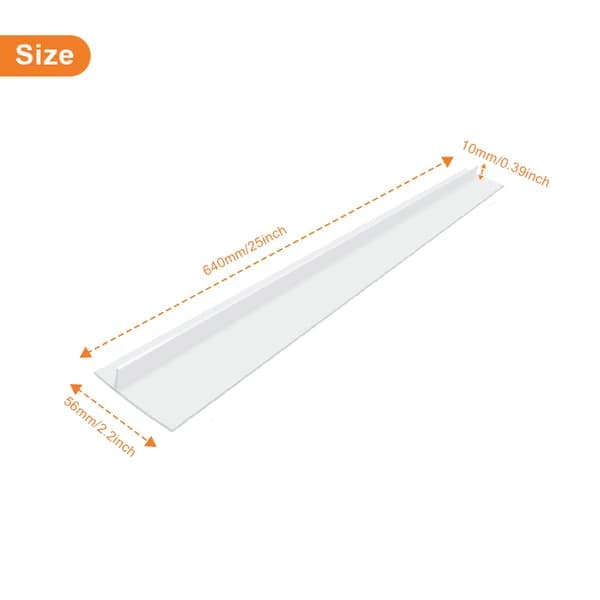 Spislist håller rent mellan spis och skåp 61.5 cm 2-pack Vit