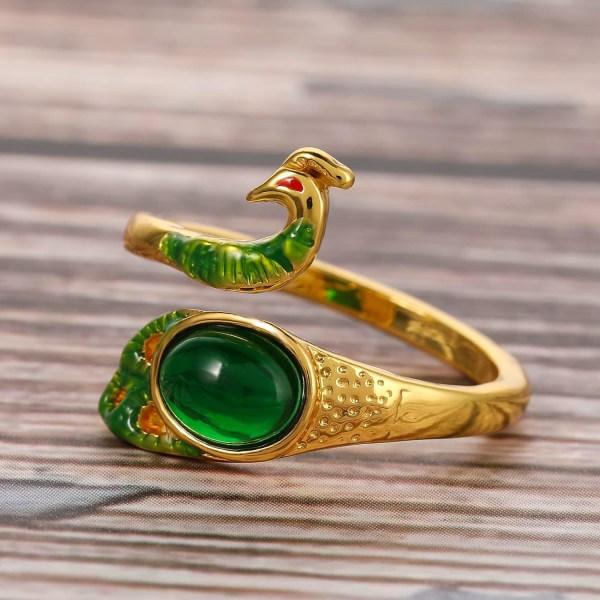 2-delt justerbar hekle ring, fingerbøl garnholder ring, hånd