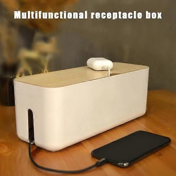 Kabelboks Strømskinne Ledningskasse Lader Socket Organizer Line S
