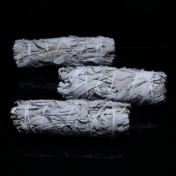 Aroma Leaf Bundle Salvie Smudge Sticks Meditation Duft Smudging Ritualer Røg Værktøjer Hjem Rengøring Røgelse