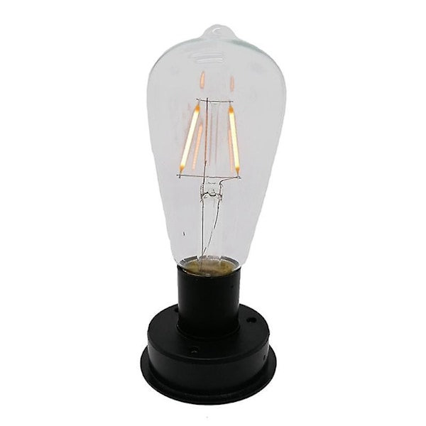 1kpl aurinkovalo LED-filamentilla, 2800K, automaattiset valoanturit, yövalo aitaan puutarhavalaisimeen (8,5 cm)