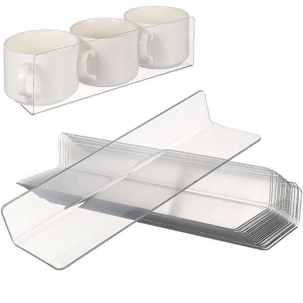 20 stk. Magnetiske Hyller Supermarked Hylle Delere Pvc Hylle Deler Hylle Deler Stativ Plast Hylle Delere