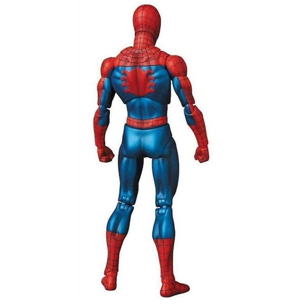 Spiderman Actionfigur-leksaksuppsättning, alla leder rörliga, samlingsmodell Mafex nr 075