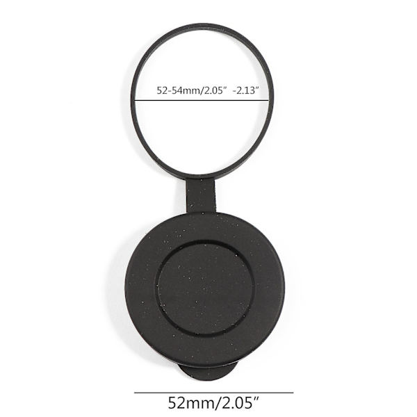 Kikkert Objektiv Linsdæksler 2 stk. Beskyttende Gummi Objektivdæksel 42mm Til Teleskop Med Ydre Diameter 52-54mm