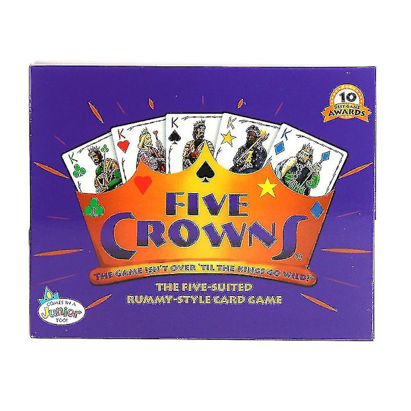 Fem Kroner kortspill Klassisk familieselskap Rummy-stil Spill interaktive spill Engelsk versjon Gratis frakt