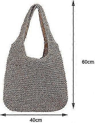 Olkiolkakassi, kesän rantalaukku vetoketjulla