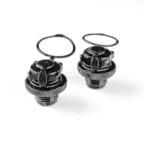 Lay-z-spa Bestway Luftprop Skrueventil Vegas Premium Miami 2pcs-Black