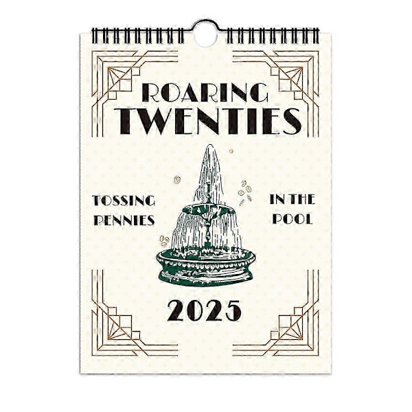 2025 TS -lyriikkakalenteri, Taylor Swift -lyriikkaseinäkalenteri, Roaring Twenties