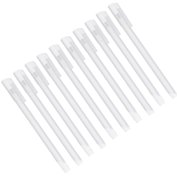 10 st vita markeringspennor DIY markeringspenna svart kartongpapper konstmaterial