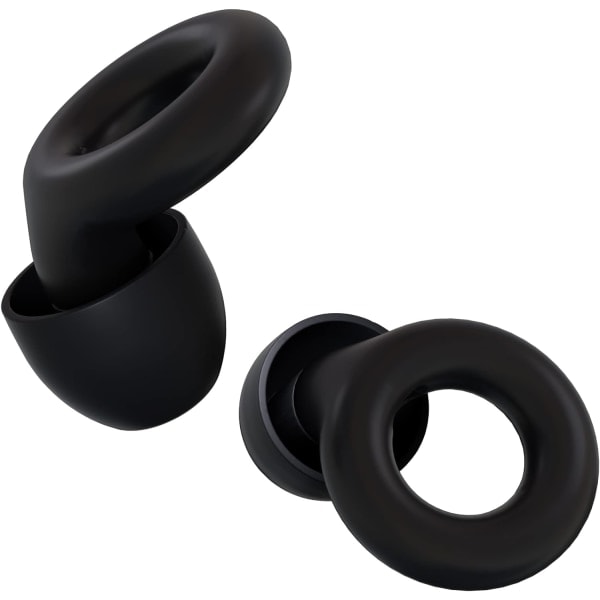 Loop Experience Earplugs - High Quality Hearing Protection for Noise Reduction, Motorcycles, Work and Sound Sensitivity Latest Products Black