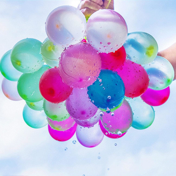 333 Vandballoner, Hurtigfyldende Selvtættende Vandballoner Farverige Balloner, Plaskvandbolde Sommer Sjov Udendørs Legetøj