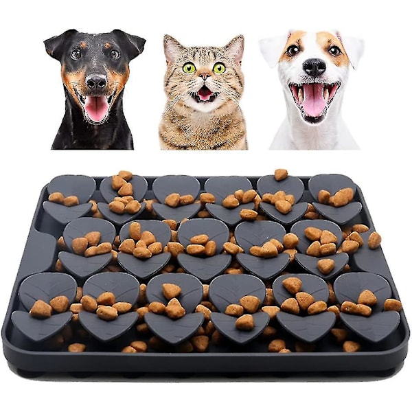 Silicone Snuffle Mat For Dogs, Slow Feeder Dog Bowls, Dog Sniff Mat Lick Mat For Smell Training Slow Eating