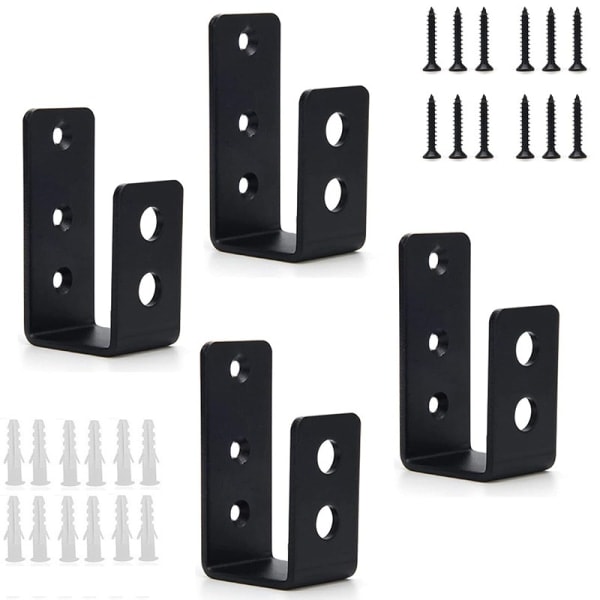 4 kpl Ovivahti-Tukipalkit - 2x4 U Vahva Metalli