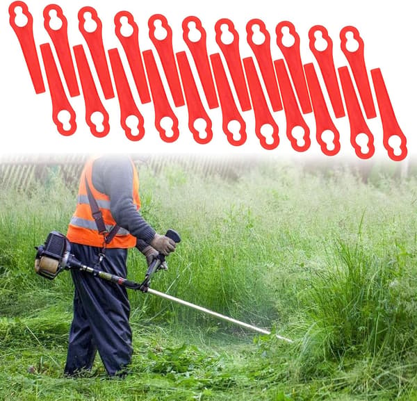 60 st grästrimmerblad, plastbyten