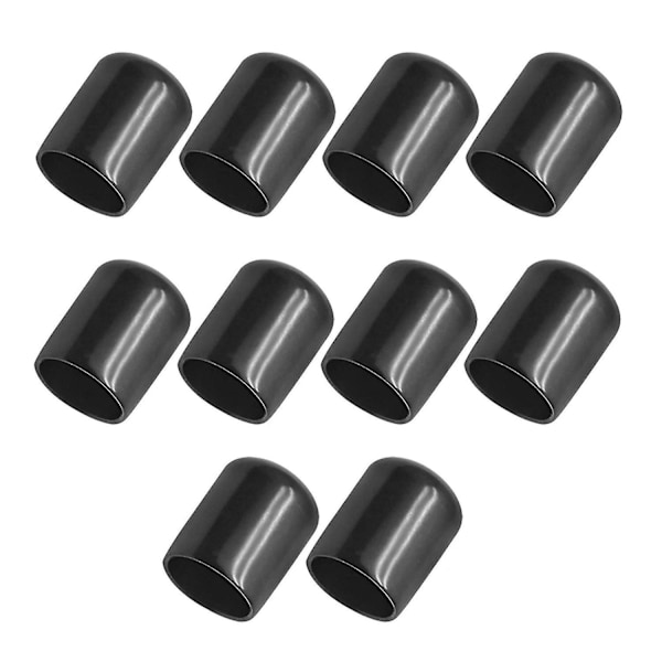 50 kpl Kumikorkit 16 mm sisähalkaisijalla PVC-pyöreä putkikorkki Kierrensuojat