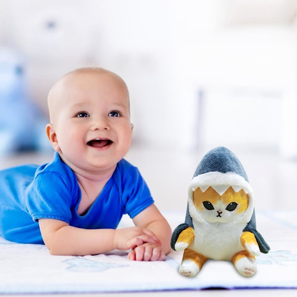 Hai Cat Plush -lelut, Hai Cat -avaimenperä, Cat Plush -pehmoleluavaimenperä, Söpö pehmolelu, Lasten pehmeä pehmolelu