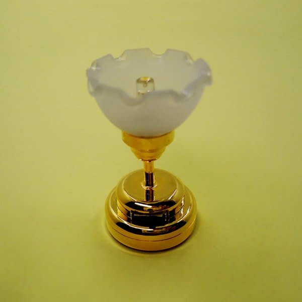 Dockhus Miniatyr Taklampa LED-lampa 1:12 Miniatyr Dockhus Tillbehör LED Taklampa 1/6 1/12 Dockhus Tillbehör null - Blomma form