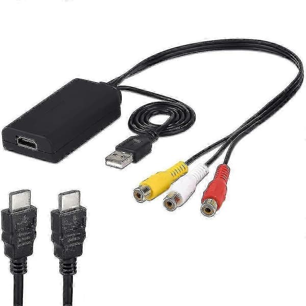 HDMI til RCA-kabel HDMI til RCA-konverter AV 3RCA CVBS