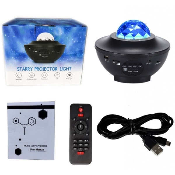 Nattlampa Galaxy Star Projector - Skapa en vacker stjärnhimmel