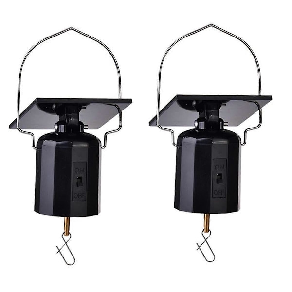 Soldrevet Vindspinner Solmotor med Krok Ingen Batterier Kreves Hengende Roterende Motor for