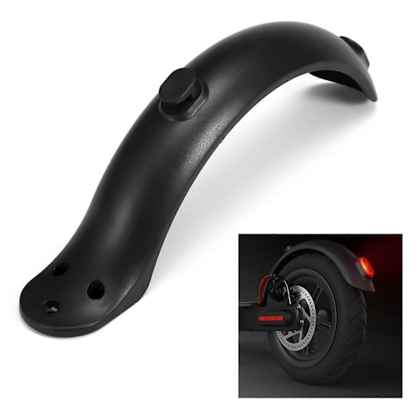 Scooter Bakskärm Bakskärm Fender för Xiaomi M365 Bakskärm Scooter Ersättning Tillbehör Black