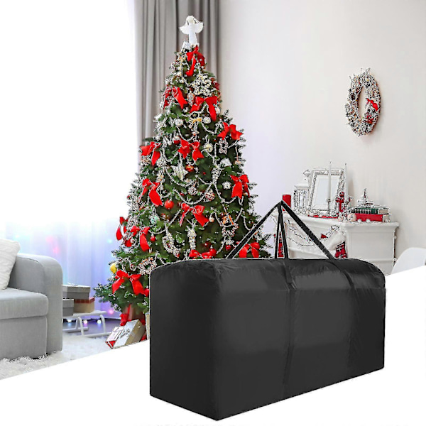 Stor Opbevaringspose 2023 Juletræs Opbevaringspose Vandtæt Og Støvtæt Husholdningspose 122x39x55cm Oxford Stof 116*47*51CM