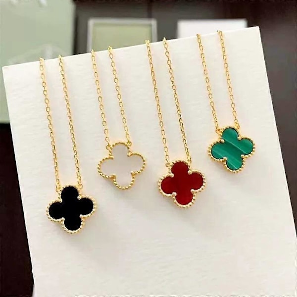 Kaulakoru - Onnenapila - Viehättävä Akatsi - Elegantti Lahja Red Rose gold