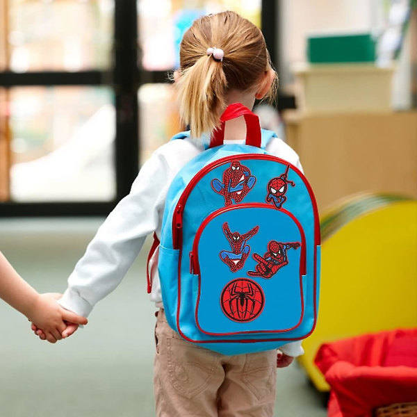 14 Spiderman stryge-på-mærker, broderede patches til tøj, applikationer til at sy på jakker, rygsække, jeans (hud)