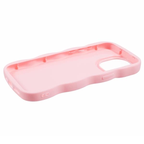 iPhone 13 Pro Max Mobil Deksel Bølgete Lys Rosa