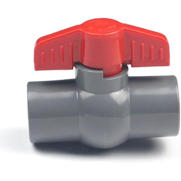 PVC Kugleventil, U-PVC Plastikventil, Lige Forbindelser Til Flowkontrol Og Stop (32mm)