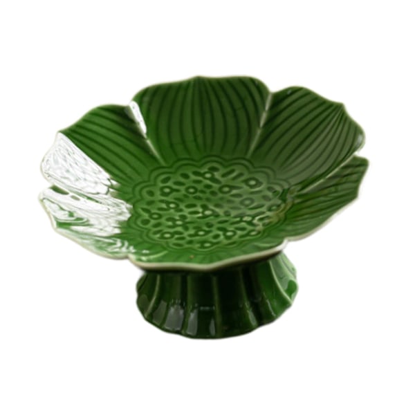 Posliininen Jalkakulho Hedelmille Koristeellinen Keittiöön Maalaistaloon Kodin Sisustukseen vaaleanpunainen sininen dark green 12.7cmx5.8cm