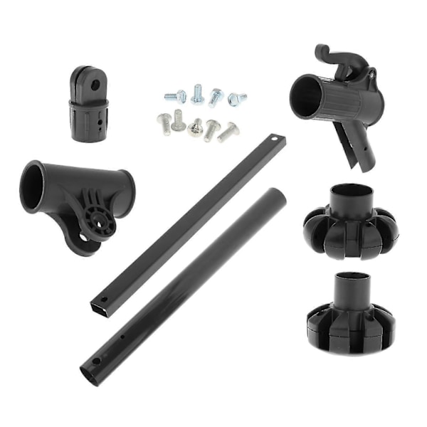 Tilbehør til terrasseparasol - udskiftninger til parasol til gårdhave, udendørs og strand Fixing Handle Pole As Described