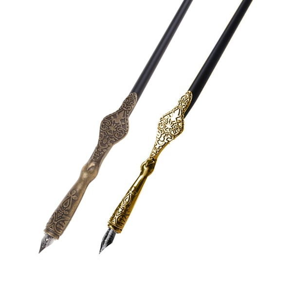 Vintage Metal Dip Pen Antiikki Fontani Dip Pen Aloittelijalle Taiteilijalle Kalligrafia Lahja Gu Qing 0.04