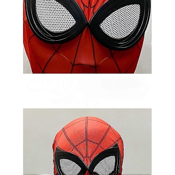 Veeki 3D Spiderman Masker Spider Man Cosplay Kostymer Lycra Maske Superhelt Linser-ZZ01