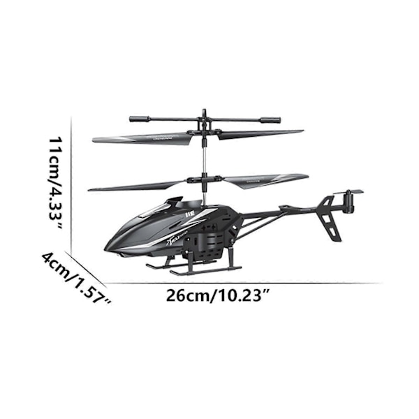 2.4G Fjärrkontroll Stöttålig Helikopter 2.5-kanals Fjärrkontroll Flygplansmodell Flygplans-gräns Barnleksaker 240523