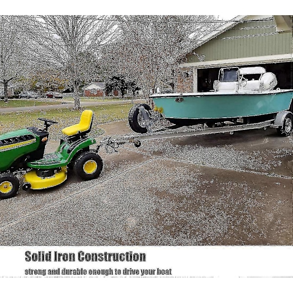 Dragkrok för gräsklippare, trädgårdstraktordragkrok, solid järnkonstruktion, kompatibel med John Deere Ariens Cub Cadet Poulan Pro Husky Husq