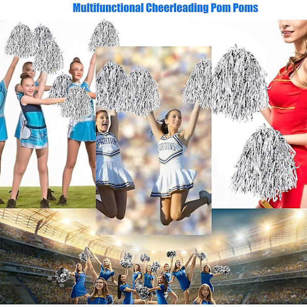 Cheerleading-utstyr, heiarop-blomster, vifte-heiarop-rekvisitter, fargede baller