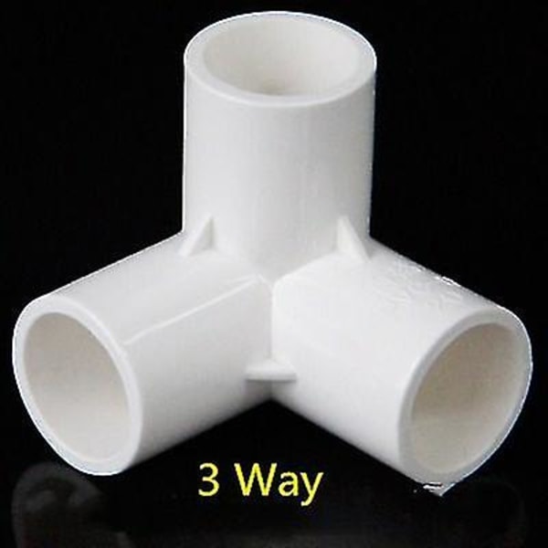 PVC-putkiliitosliittimet 3 4 5 6-tie letkunjakaja 20-50mm puutarhakastelu vesiputken liitoskytkin adapteri DIY hyllyliitos 50mm 3 Way