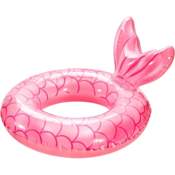 Oppustelige svømmeringe, pool svømmeflåd rør ring floatie, sommer vand sjov strandfest svømmebassin legetøj til børn Rose Gold