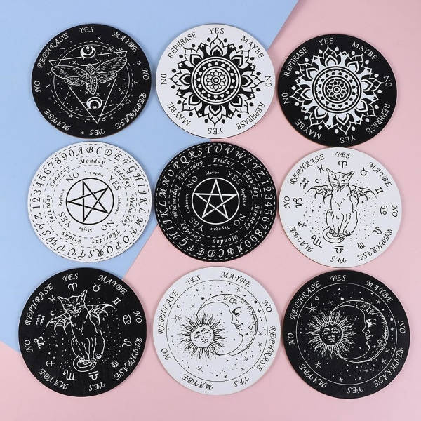 2 Astrologi-plattor för spådomshalsband