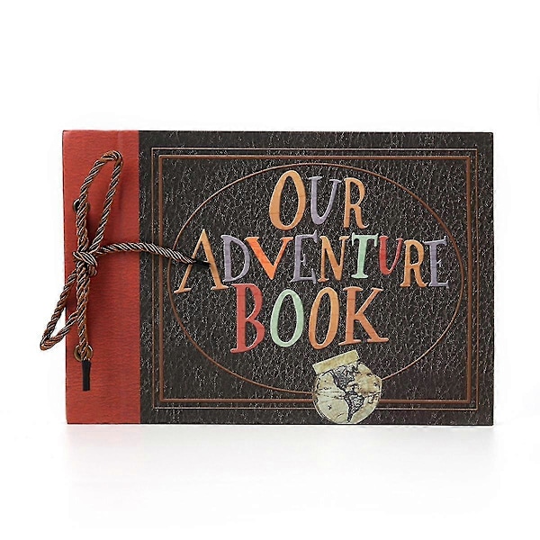 Fotoalbum med scrapbog, Vores eventyrbog scrapbog, Hardback rejse scrapbog til jubilæum, W