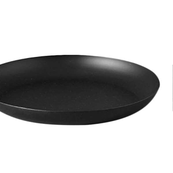 2-lags jern frukt serveringsbrett vanntett flerlags oppbevaringsfat for kaffebord fest Black