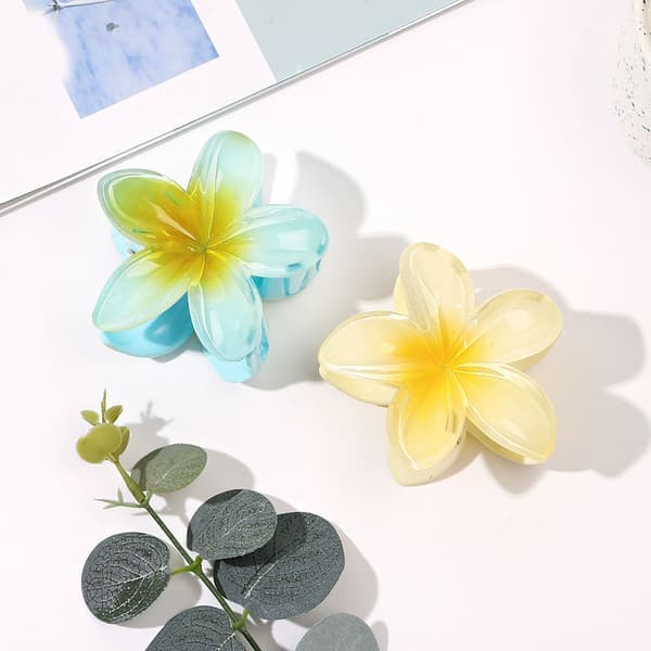 Halkfria Blomhårklämmor - 4-pack Blomhårklämmor