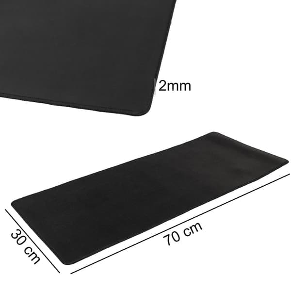 Pelihiirimatto – 70×30 cm Musta