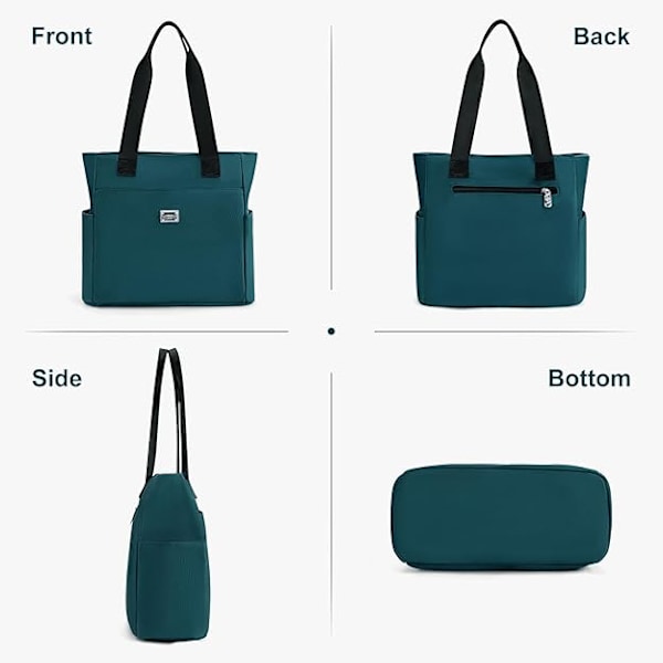 Naisten kangaskassit, nailon olkalaukku, suuri kapasiteetti, vedenpitävä crossbody-käsilaukku kouluun, ostoksiin, matkustamiseen, työhön, päivittäiseen käyttöön Pink